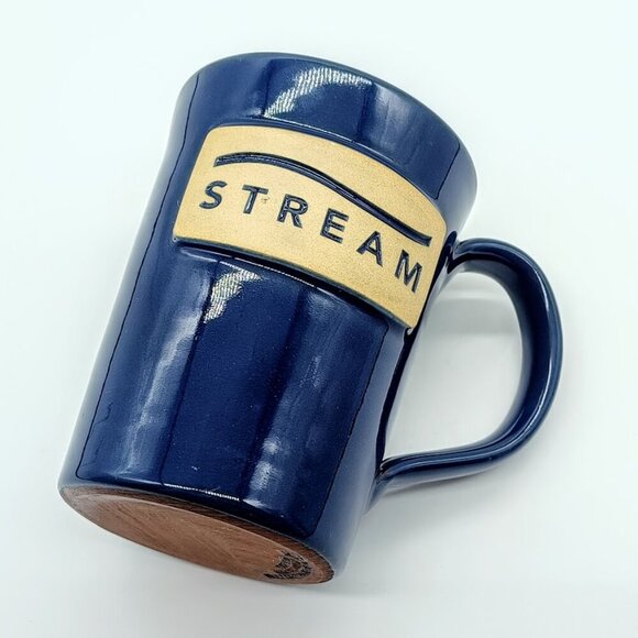 Deneen Pottery Blue Stream Hand Thrown Ceramic Mug - Picture 5 of 8